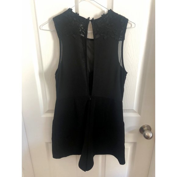 Black Lace Romper - Picture 4 of 4